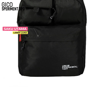Tas Sekolah Smp Sma Ransel Laptop Pria Wanita Distro Anak Langky GICO Sperimen 3PO