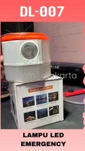 DL-007 Lampu Emergency 50w Tenaga Surya + Senter LED dan Bisa Di cas dan Digantung