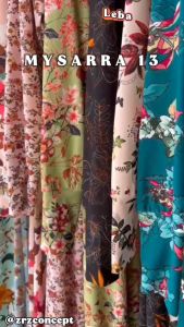 Jubah Tanpa Gosok Mysarra Sedondon Berpoket Nursing Friendly. Dress Muslimah Cantik Murah Labuh Ironless