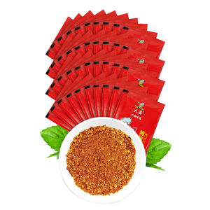 Lupua Hot Pepper Powder 2g Small Packets Dipping Sauce for Hot Pot BBQ Dry Plate Cumin Powder Taste ness from Sichuan