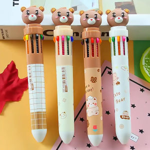 [BISA COD] PENA 10 WARNA KARAKTER PULPEN KARAKTER LUCU & IMUT PENA BOLPOIN BERUANG