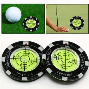 1PC Golf Putt Bút Đánh Dấu Bóng Độ Chính Xác Cao Tròn Xanh Đầu Đọc Độ Dốc Đưa Vào Hỗ Trợ Chơi Golf Dụng Cụ JJ024