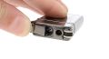 2 IN 1 Jobon ZB-939-1  Jet Flame & Ghost Flame Lighter (Silver). 