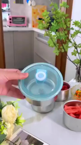 Hộp Inox 304 Đựng Thực Phẩm Có Nắp Kín Chống Tràn Giữ Nhiệt Tốt – Dùng Được Cho Bếp Từ & Lò Vi Sóng