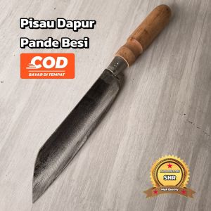 Pisau Dapur Pande Panjang Keseluruhan 34cm Tajam Berkualitas