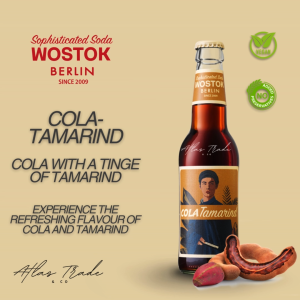 Wostok Cola Tamarind  Natural Vegan Carbonated Soft Drink 330ml