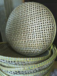 Saringan ceplos bambu jumbo / Ayakan jumbo lobang besar / Saringan hinis dalam