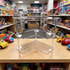 Giá Đỡ Trưng Bày Góc Cạnh 3 Tầng Bằng Acrylic Trong Suốt Giá Để Đồ Đa Năng Dùng Để Đựng Bánh Cupcake Mô Hình Mỹ Phẩm & Đồ Sưu Tầm