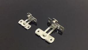 Right Angle Door Latch Lock 3/4Inch Stainless Steel Barn Gate Lock Safety Buckle Household Door Latch Hasp