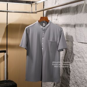 Designer Cotton Linen Blend Lightweight Breathable Short Sleeve Casual Shirt for Men Summer Fashion Urban Style Standard Fit