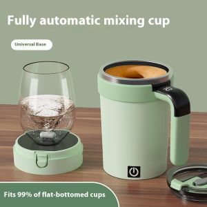 New smart temperature-measuring magnetic automatic stirring cup electric portable coffee cup milkshake cup sports and fitness