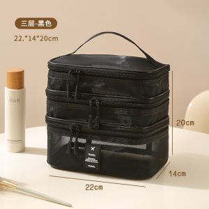 Womens Portable Travel Cosmetic Bag Large Capacity Toiletry Bag Multi-Functional Storage Bag for Makeup And Skin Care Products