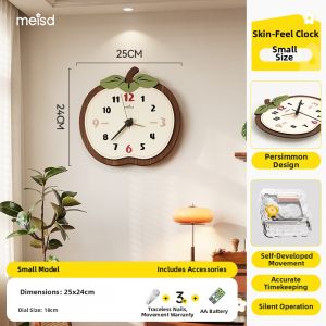 MEISD | Stylish No-Drill Retro Wall Clock