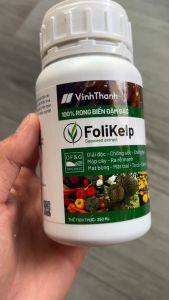 FOLIKELP – PHÂN BÓN HỮU CƠ CHO RAU SẠCH HOA KIỂNG MAI VÀNG 250ML PHA 400 LÍT NƯỚC PHUN