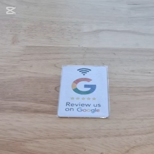 ป้าย NFC รีวิว การ์ดรีวิว GG Review & Social Review ใช้ได้ทั้ง IOS และ Android