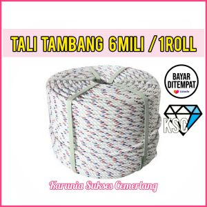 TALI TAMBANG 6MM / TALI TAMBANG PPD / TAMBANG PROYEK / TAMPAR / TALI KAPAL / TALI JEMURAN / TALI BANGUNAN / TALI TAMBANG SERBAGUNA / TAMBANG MURAH