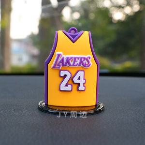Creative Cute Basketball Car Decorations Kobe Curry Center Console Interior Decoration Car Mounted round Shape Automobile Ornaments