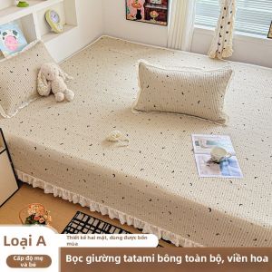 JoynCleon | Bộ Drap Giường Cotton Cao Cấp Hai Mặt Phù Hợp Mùa Thu Đông Xuân Hè Chống Bẩn