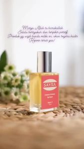 Parfum Minyak Wangi Sayra - 35 ml - Mewah Aroma Bunga Vanilla Pantai Tahan Lama Seharian Non Alcohol Bisa Dipakai Shalat BY MOSLEMWEAR
