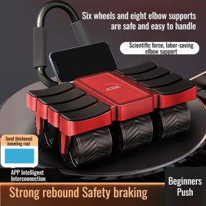 Fitness Intelligent Abdominal Wheel Six Wheel Interconnection Eight Elbow Fitness Equipment