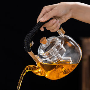 Glass Teapot Tea Making Household High Temperature Resistant Tea Set Lifting Handle Kettle Tea Cooker Electric Ceramic Stove Teapot