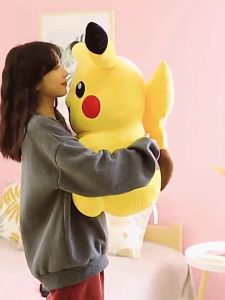 Boneka Pikachu Jumbo Original/Boneka Lucu Lembut/Boneka Jumbo Bahan Plush Kualitas Tinggi untuk Hadiah Anak