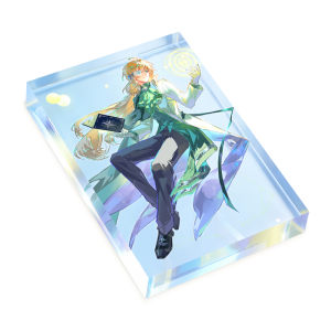 Custom Printed Gradual Change Acrylic Block
