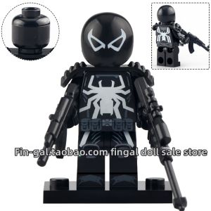 Spider-Man Figurine Venom Stealth Suit LEGO-Compatible Childrens Toy