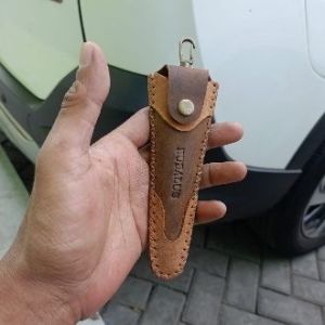 Bungkus Pipa Once Bahan Kulit Model Gantungan Atg