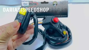 PAKET HEMAT - saklar kiri kanan domino tombol klakson sen on off starter universal semua motor