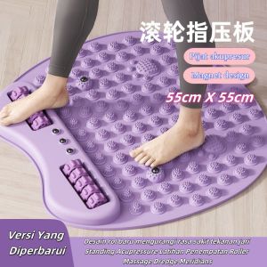 【COD】55cm Bantalan Pijat Kaki Akupresur Tikar Tekanan Jari Kaki Alat Latihan Kaki Terapi Magnetik Relaksasi Otot Pijat Akupuntur Rumah