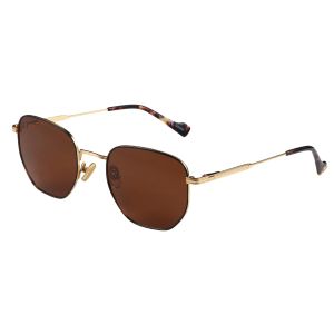 ZENOTTIC Retro Hexagon Polarized Sunglasses for Men Women-Vintage Metal Frame Design UV Protection Trendy Fashion Shades