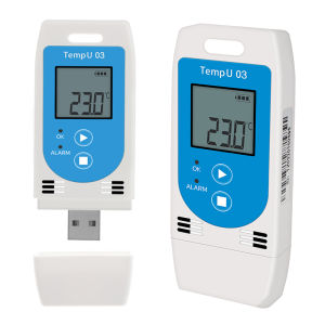 TempU 03 USB Temp & Humidity Data Logger Reusable RH TEMP Data Logger Recorder Humiture Recording Meter with 32000 Capacity