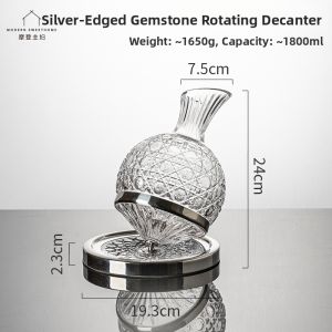 MODERN SWEETHOME | Luxury Non-tipping Decanter Set