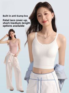 miiow | Cat Woman Strap Vest Womens New 2025 Summer Inner Wear Outer Wear With Chest Pad No Bra Needed Beautiful Back Base Top