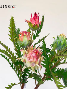 Nordic Style Artificial Thistle Home Decoration Flowers Pineapple Head Living Room Entrance Floral Art Arrangement Props