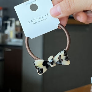 ริบบิ้นรัดผมรูปผีเสื้อขนาดเล็กสไตล์ฝรั่งเศส ริบบิ้นรัดผมสไตล์ฝรั่งเศสสำหรับผู้หญิง ริบบิ้นยางยืดสำหรับผู้หญิง