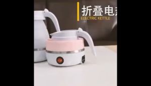 (8 STORE) Foldable Electric Kettle Portable Mini Travel Kettle 600ML Kettle