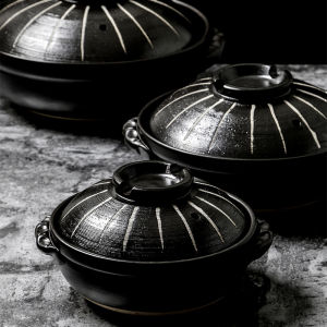 Japanese Style High-Heat Resistant Household Ceramic Sand Pot