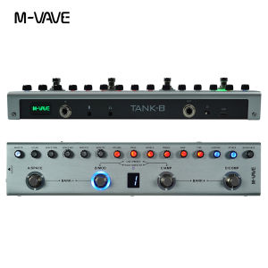 M-VAVE | M-VAVE Tank-B/Tank-G Guitar Multi-Effects Pedal Rechargeable 36 Presets 9 Preamp Slots 8 IR Cab Slots 3 Modulation Effect Pedal