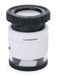 Binyun 30 Times Magnifying Glass High Magnification 1000 with Scale Cloth Mirror Handheld Portable with Light 60 Jewelry Antique Silver Dollar Stamp Calligraphy and Painting Tobacco Wine Purple Sand Pot Identification Special Fake Currency Detection Tea 5