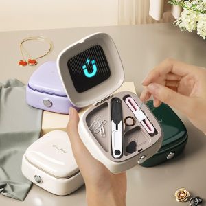 Thread & Needle Kit Magnetic Needle Thread Box With 16 Colors Sewing Thread 20 Needles Sewing Tools Box