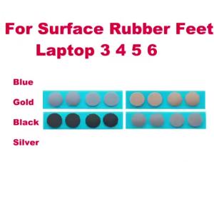 Bộ 4 Miếng Đệm Cao Su Chân Máy Surface Laptop 3 4 5 6 Tương Thích Với Apple Surface Pro Màu Xám Đen Vàng Xanh Dương