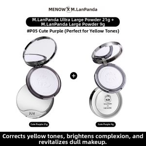 Menow | Oil Control & Skin Care Compact Powder 21g + Setting Powder 9g