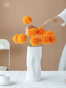 Đạo Cụ Hoa Cúc Lụa Giả Đơn Nhung Hươu Trang Trí Nhà Cửa Hoa Tươi Trong Nhà Vật Dụng Trang Trí Không Khí Tươi Mới