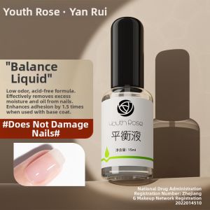 Youth Rose YR Nail Art Gel Set Matte Finish No Wash Long Lasting Adhesive for Diamonds Professional Use in Salon Bright Color Care Nail Oil