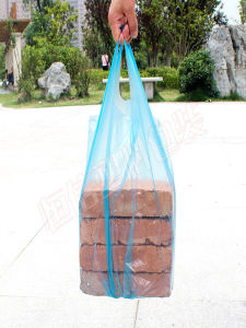 Thickened Vest Type Plastic Garbage Bags 10 Rolls 50x60cm Medium Size Kitchen Home Use Handheld Trash Bags Commercial Use