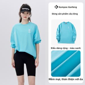 Kumpoo | Áo Thun Hoodie Tay Dài Phong Cách Thư Giãn Mùa Thu Đông