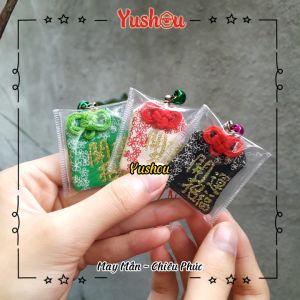 Móc Khóa Yushou May Mắn - Mẫu 10 (Kiểu Omamori) Có sẵn