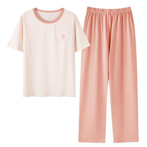 Bộ đồ ngủ MiiOW Cat Person làm bằng vải Modal có đệm ngực thoải mái trơn